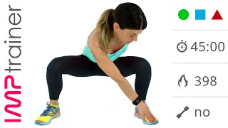 Video Workout GAG tonificazione gambe glutei e addominali 45 minuti [upl. by Lanevuj]