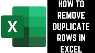 How to Remove Duplicate Rows in Excel [upl. by Matthias]