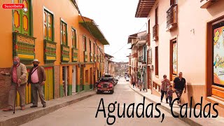 AGUADAS CALDAS Caminando Walking Tour [upl. by Etnaik259]