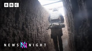 Inside Ukraine’s war frontlines against Russia in Donbas  BBC Newsnight [upl. by Elylrac]