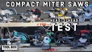 BEST Compact Cordless Miter Saw  HEADTOHEAD [upl. by Flanagan812]