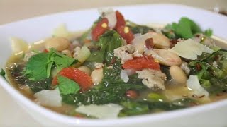 Minestra alla Napoletana  Escarole Sausage amp White Bean Soup [upl. by Aurilia]