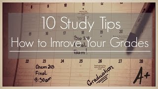 10 Study Tips II How to improve your grades [upl. by Meadow]