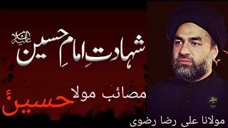 10th Muharram Masaib e Imam Hussain ع  Maulana Syed Ali Raza Rizvi  Shahadat e Mola Hussain ع [upl. by Nosyaj]