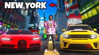 Taking a trip to NEW YORK in GTA 5 RP [upl. by Asyram]