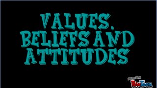 Values Beliefs and Attitudes Definitions [upl. by Sherborne]