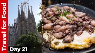 Barcelona Food Tour at LA BOQUERIA and Sagrada Familia  Barcelona Spain Travel Guide [upl. by Burrus]