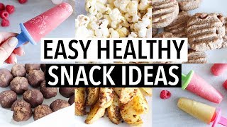 10 EASY HEALTHY SNACK IDEAS You NEED to try Low Cal Healthy Yum [upl. by Pontone]