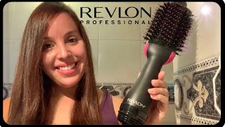 CEPILLO SECADOR REVLON EN CABELLO RISO VALE LA PENA [upl. by Pollard]