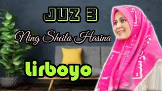 Ning Sheila hasina Lirboyo  Semaan ALQURAN  JUZ 3 [upl. by Duffie]