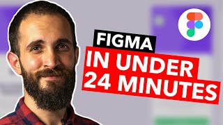 Figma UI Design Tutorial Get Started in Just 24 Minutes [upl. by Bellis]