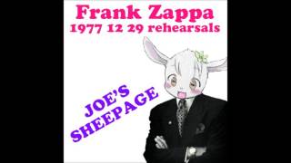 Frank Zappa  1977 rehearsals [upl. by Newsom]