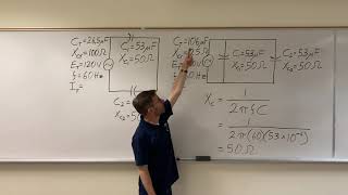 Capacitive Reactance in Series and Parallel [upl. by Ardis]