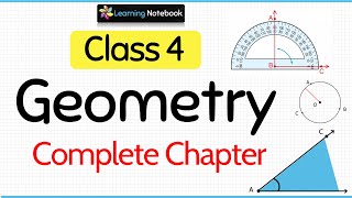 Class 4 Maths Geometry Complete Chapter [upl. by Annael715]