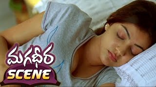 Kajal Aggarwal amp Dev Gill Bed Room Scene  magadheera Telugu Movie [upl. by Llehctim]