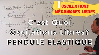 Partie 1 Oscillations mécaniques libres SV amp SG [upl. by Naahsar]