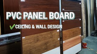 PVC PANEL BOARD DESIGNS AND PRICES  for wall and ceiling design [upl. by Ranzini]