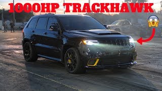 WE RACED THE FASTEST TRACKHAWK IN THE WORLD CRAZY FAST [upl. by Radnaxela]