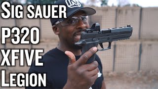 Sig Sauer P320 XFIVE LEGION  FIRST MAG REVIEW [upl. by Anoj]