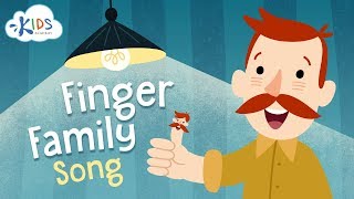 Finger Family Song  Children Song with Lyrics  Nursery Rhymes  Kids Academy [upl. by Htessil820]