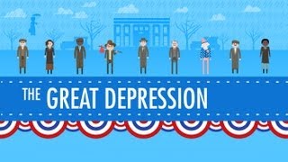 The Great Depression Crash Course US History 33 [upl. by Oruhtra235]