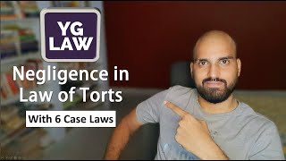 Tort of Negligence Introduction and Essential elements with Case Laws – Law of Torts [upl. by Sanger]