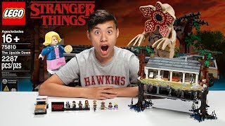 THE UPSIDE DOWN LEGO Stranger Things  Set 75810 Timelapse Build amp Review [upl. by Irollam49]