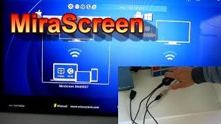 Miracast Dongle HDMI MiraScreen WiFi Display Receiver Unboxing amp Testing [upl. by Nylatsirhc898]