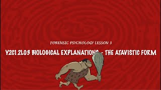 ALevel Psychology AQA Forensic Psychology  The Atavistic Form [upl. by Nyrak]