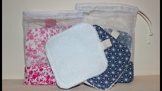 COUTURE Lingettes Démaquillantes Lavables [upl. by Malina]