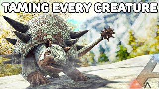 TAMING EVERY CREATURE IN ARK  DOEDICURUS  ARK SURVIVAL EVOLVED EP32 [upl. by Eeldivad]