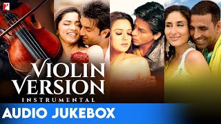 Violin Version  10 Soulful Melodies  Audio Jukebox  Instrumental  Manas Kumar [upl. by Pack786]