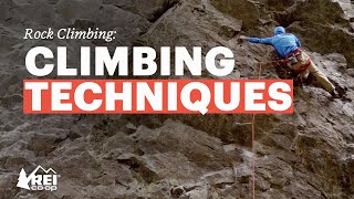 Rock Climbing Climbing Techniques [upl. by Grete472]