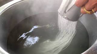 Thai Rice Flour Noodles Recipe [upl. by Schrick]