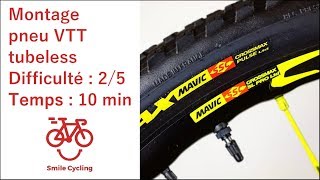 Montage pneu VTT tubeless [upl. by Fleisig982]