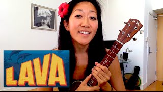 Lava Ukulele Playalong  Cynthia Lin Chords  Lyrics [upl. by Anwahsar840]