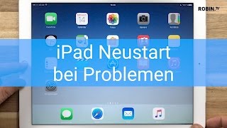 iPad Neustart amp Ausschalten Tutorial Deutsch ElekTricks  Robintv [upl. by Heber113]