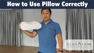 Physiotherapists Advice How to Use The Contour Pillow [upl. by Mitman]