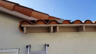 Spanish Clay Tile Roof Repair Overview in Mission Viejo Ca [upl. by Aiksa666]