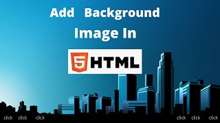 How To Add Background Image In Html  Image No Repeat  Full Screen [upl. by Georgeta698]