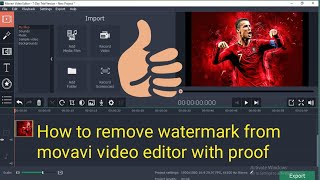 How to remove watermark from movavi with proof 2019 [upl. by Okika627]