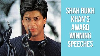 Shah Rukh Khan’s Filmfare Award Winning Speeches  Birthday Special  Filmfare Awards [upl. by Anelrac]