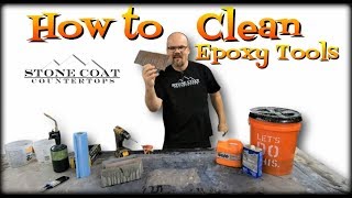 How to Clean Epoxy Tools [upl. by Renrut]