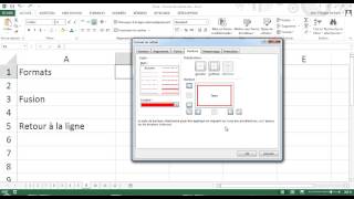 Gérer le format de cellule sous Excel [upl. by Atiuqin]