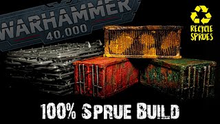 How To Make Warhammer 40k Terrain out of Warhammer 40k Sprues [upl. by Nac]