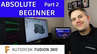 Fusion 360 Tutorial for Absolute Beginners— Part 2 [upl. by Nnahs]