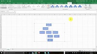 Crear un organigrama en Excel 2016 [upl. by Enitsyrhc]