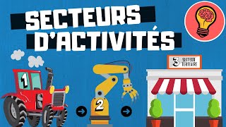 LES SECTEURS DACTIVITES  DE PRODUCTION [upl. by Eversole504]