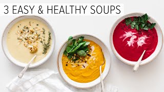 EASY amp HEALTHY SOUP RECIPES  vitamix soup recipes [upl. by Annaujat532]