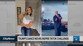 Trumps dance moves inspire TikTok challenge [upl. by Riesman]